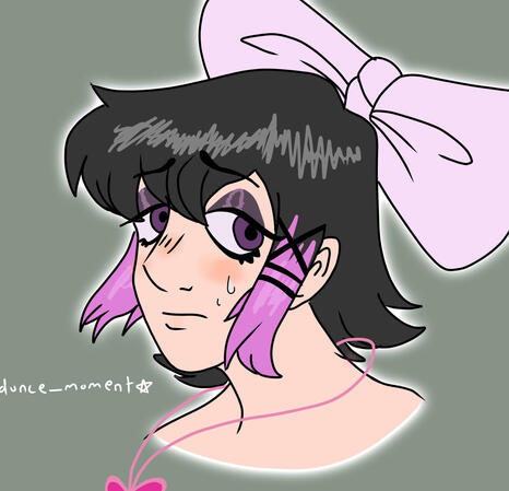 (Mostly) Flat colored headshot commission